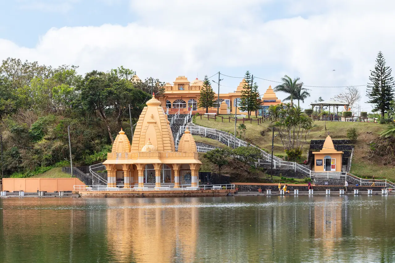 The Hindu temple at Grand Bassin, Mauritius