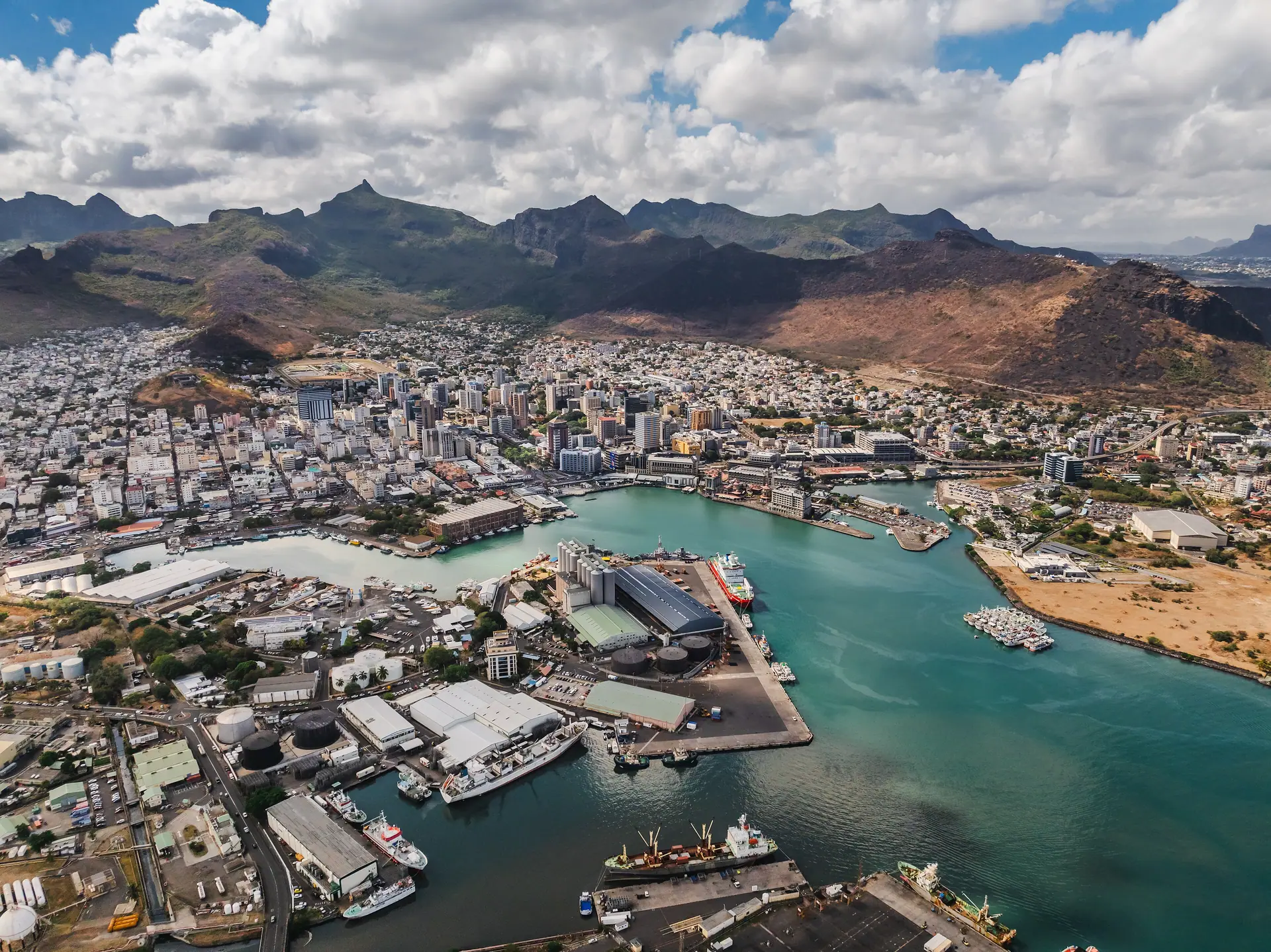 Port Louis harbour, Mauritius